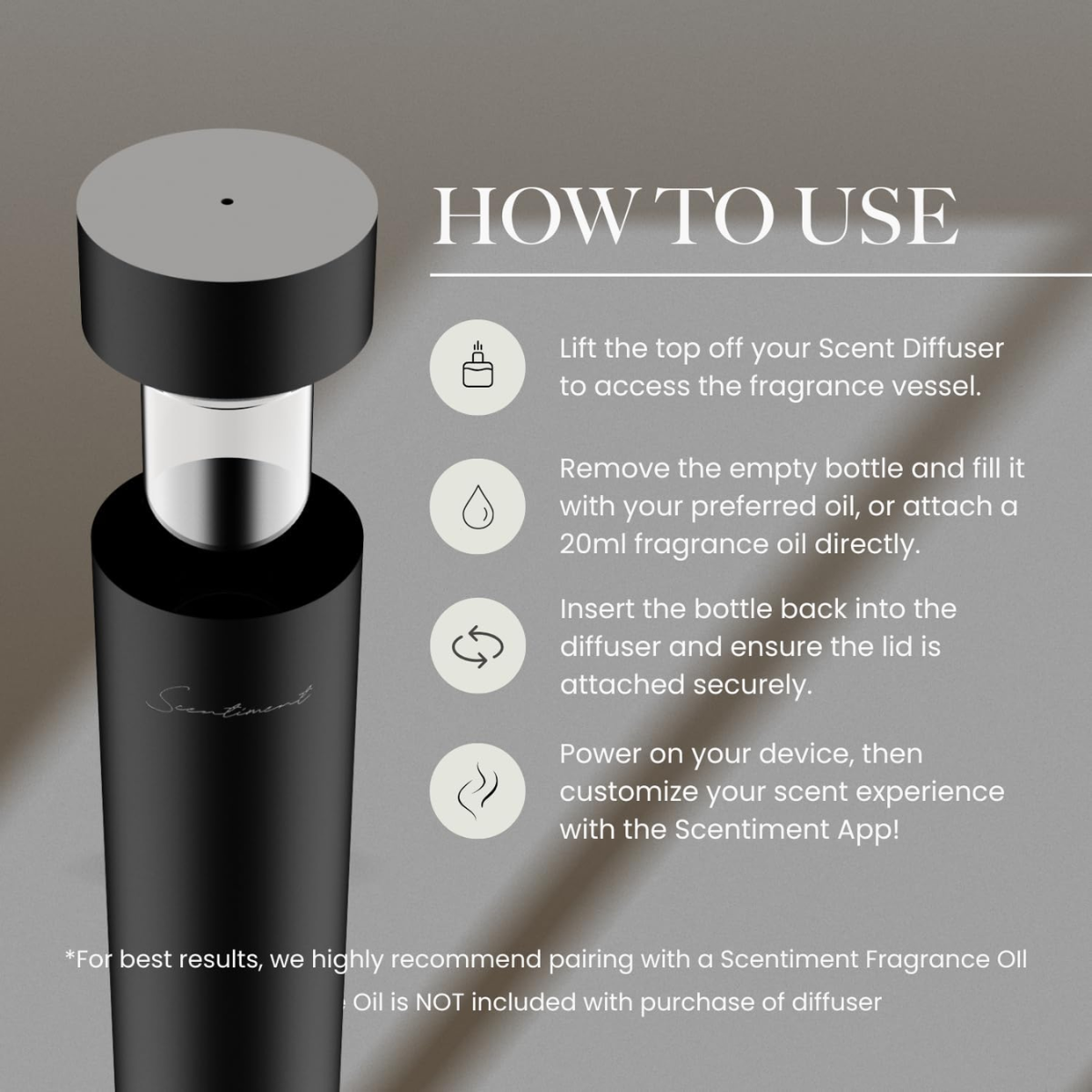 ScentWave Tower | Pure aroma. No water. No hassle.